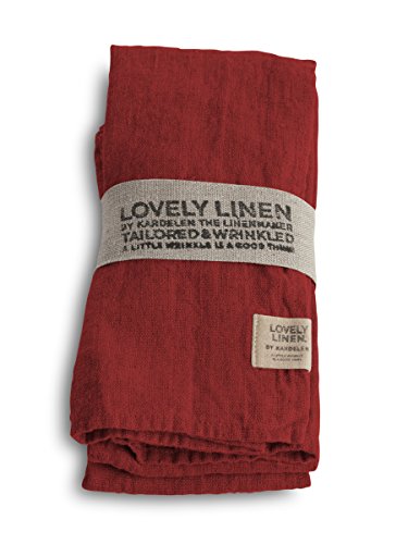 Lovely Linen NL0182 Lovely Serviette Leinen real red (1 Stück) von Lovely Linen