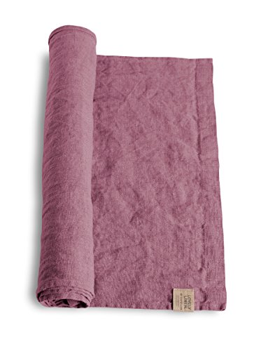 Lovely Linen RL0156SL Lovely Tischläufer Leinen Old Rose 47 x 150 cm (1 Stück) von Lovely Linen