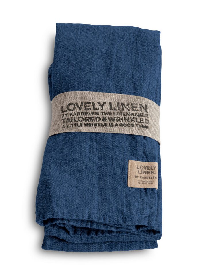 Lovely Linen Stoffserviette Lovely Serviette Leinen denim blue (1 Stück) von Lovely Linen