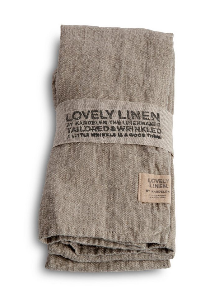 Lovely Linen Stoffserviette Lovely Serviette Leinen natural beige (1 Stück) von Lovely Linen