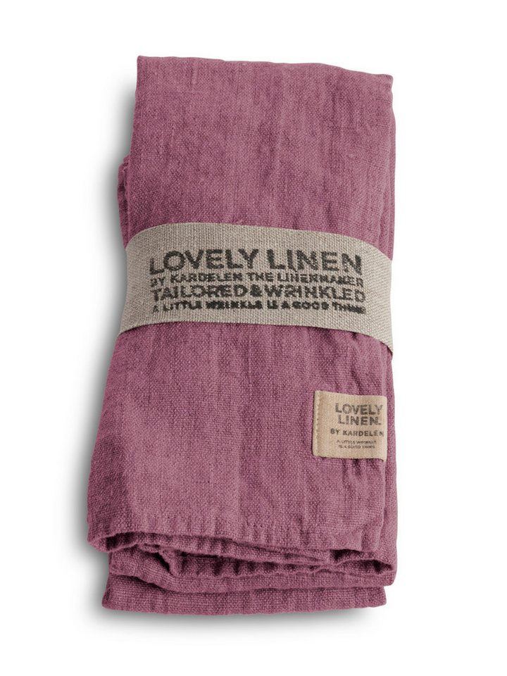 Lovely Linen Stoffserviette Linen Lovely Serviette Leinen old rose (1 Stück) von Lovely Linen