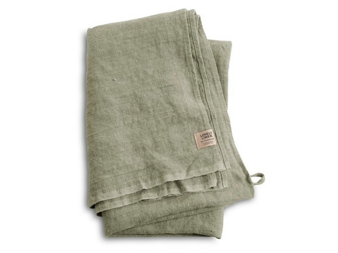 Lovely Linen Strandtuch Linen Lovely Strandtuch avocado 145 x 200 cm (1 Stück), 100% Leinen (BTL0162), LOVELY 145X200 AVOCADO L44xB34xH5 CM von Lovely Linen