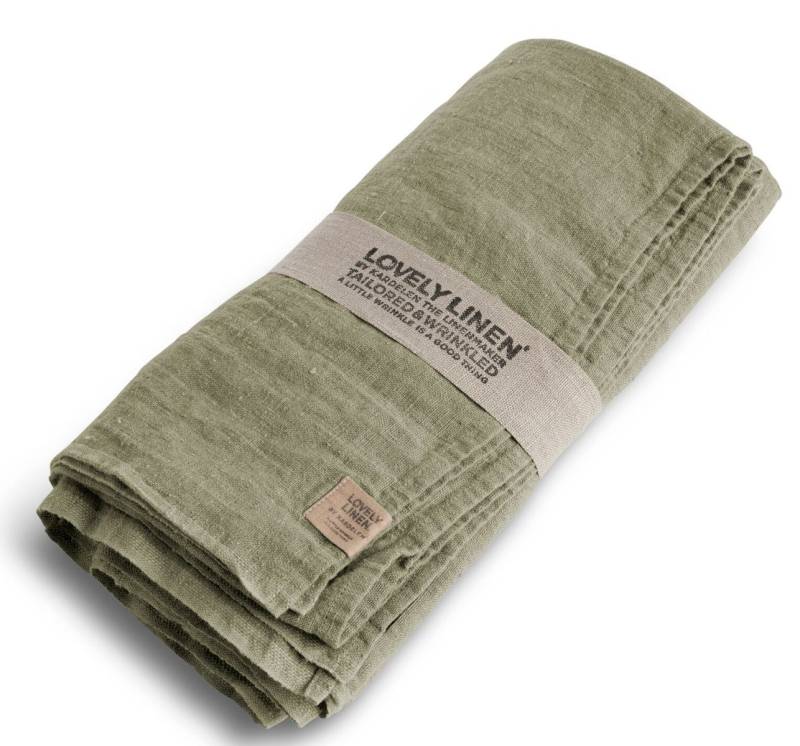Lovely Linen Tischdecke Lovely Tischdecke Leinen avocado 145 x 300 cm von Lovely Linen