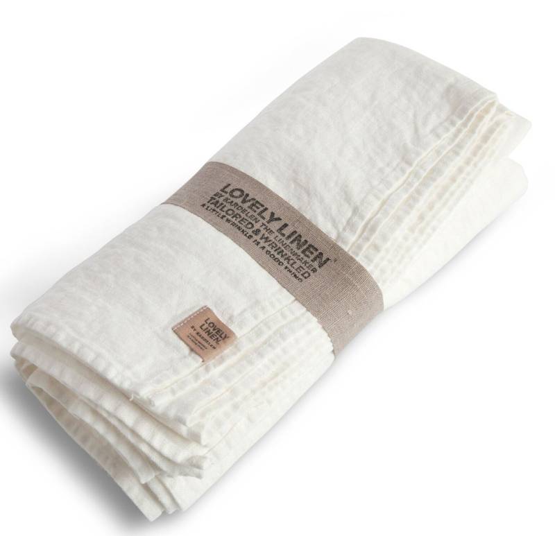 Lovely Linen Tischdecke Lovely Tischdecke Leinen off-white 145 x 250 cm, LOVELY 145X250 OFF-WHITE L37,5xB20XH7CM von Lovely Linen