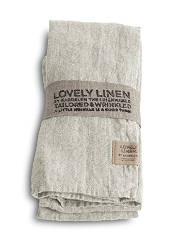 Lovely Serviette Leinen Light Grey (1 Stück) von Lovely Linen