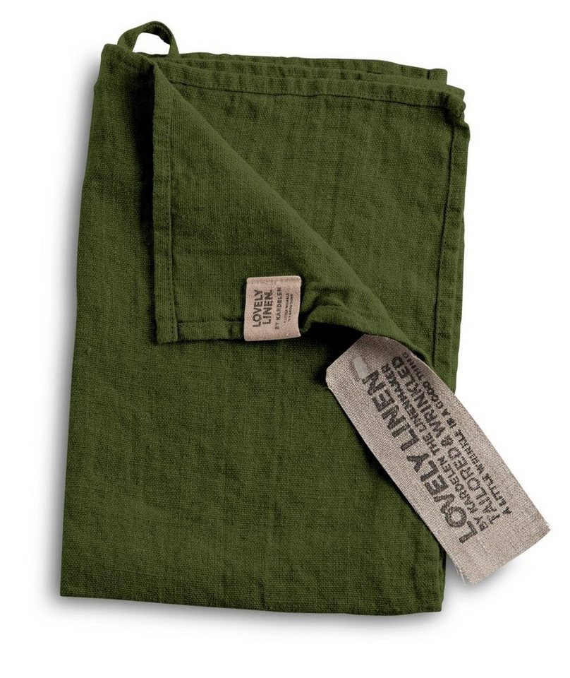 Platzset, Lovely Platzset Leinen jeep green (1 Stück), Lovely Linen von Lovely Linen