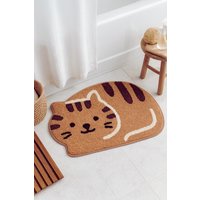 Kawaii Katze Badematte Weicher, Saugfähiger Teppich, Kinderzimmer Dekor von LovelyCraftsByRenata