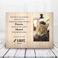 Haustier Verlust Erinnerungsgeschenk Rahmen Personalisiert Erinnerung Katze Sympathie Geschenk Hund von LovelyFamilyArtGift