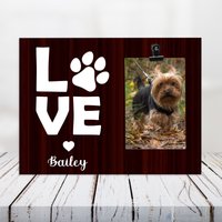 Haustier Verlust Geschenk, Erinnerung Rahmen, Katze, Hund Erinnerungsgeschenk, Foto Clip Frame, Personalisierung Rahmen, Verlorenes Andenken von LovelyFamilyArtGift