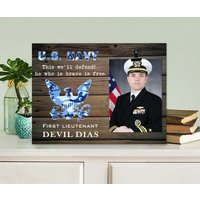 Us Navy Bilderrahmen, Flagge Foto Clip Frame, Holz Fotorahmen, Militär Military Geschenk, Geschenke von LovelyFamilyArtGift