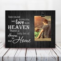 Verlust Eines Geliebten Menschen Geschenk Erinnerung 4x6 Foto, Personalisierung Foto Clip Frame, Trauer, Trauer von LovelyFamilyArtGift