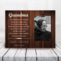 Verlust Eines Geliebten Menschen Geschenk Erinnerung 4x6 Foto, Personalisierung Foto Clip Frame, Trauer, Trauer von LovelyFamilyArtGift