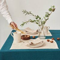 Leinen Tischsets, Natürliche 30 Leinenfarben, Handgemachtes Tischset, Natürliche Tischwäsche Von Lovely Home Idea von LovelyHomeIdea