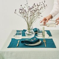 Leinen Tischsets, Tischset, 30 Farben, Naturleinen Tischset Von Lovely Home Idea von LovelyHomeIdea