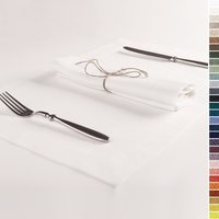Weisses Leinen Servietten Und Tischsets, Tischset, Set Auf Gehrung Mit Ecken, Stoff Weisse von LovelyHomeIdea