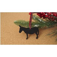 Esel Weihnachtsbaumschmuck, Weihnachtsdekoration Esel, Geschenk Für Tierliebhaber, Eselschmuck, Weihnachtsgeschenkidee, Weihnachtsgeschenk von LovelyPerfectStyle