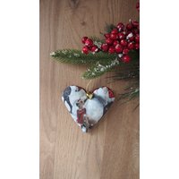 Whippet Stoff Herz, Hund Weihnachtsdekoration, "'windhund Mit Schal'' Ornament, Lurcher Dekoration, Hundeliebhaber Geschenk, Weihnachts Geschenkidee von LovelyPerfectStyle