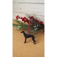Whippet Weihnachtsdekoration, Windhund, Lurcher, Hundeschmuck Aus Holz, Geschenk Für Hundeliebhaber, Weihnachtsgeschenkidee, Weihnachtsgeschenk von LovelyPerfectStyle