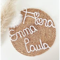 Namensschild Kinderzimmer, Schriftzug Aus Wolle, Personalisierter Schriftzug , Kinderzimmerdeko, Babyzimmerdeko, Geburtsgeschenk, Taufe, Geburt Namensschild Kinderzimmer, Schriftzug Aus Wolle, Personalisierter Schriftzug , Kinderzimmerdeko, Babyzimmerdeko, Geburtsgeschenk, Taufe, Geburt von Lovelycreative21