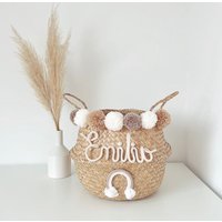 Seegraskorb Mit Schriftzug Personalisiert Taufgeschenk, Kinderzimmerdeko, Geburtsgeschenk, Babyparty, Aufbewahrung, Babyzimmerdeko, Geburt, Deko Seegraskorb Mit Schriftzug Personalisiert Taufgeschenk, Kinderzimmerdeko, Geburtsgeschenk, Babyparty, Aufbewahrung, Babyzimmerdeko, Geburt, Deko von Lovelycreative21