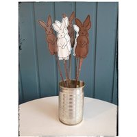 Blumenstecker Hase, Deko Ostern von LovelysewshopDE