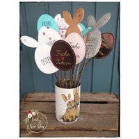 Blumenstecker Ostern, Osterdeko von LovelysewshopDE