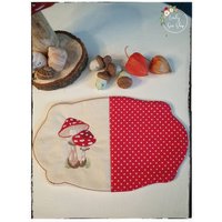 Mugrug Fliegenpilz, Untersetzer, Zierdeckchen von LovelysewshopDE