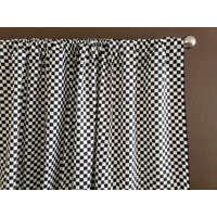 Lovemyfabric Baumwolle Druck Schachbrett Racecar Vorhang Panel/ Fenster Dekoration Schlafzimmer Wohnzimmer Klassenzimmer/Kulisse 58 Zoll Breit von LovemyfabricStore