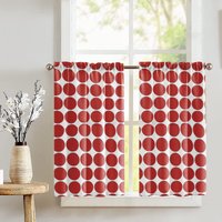 Lovemyfabric Baumwolle Groß Kreis Dots Print Café Tier Vorhänge Fenster Behandlung Küche Home Deco von LovemyfabricStore