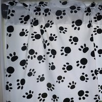 Lovemyfabric Cotton Paw Print Vorhang Panel 58" Breite Bühne Kulisse/Fotografie Kulisse/Foto Studio Hintergrund von LovemyfabricStore