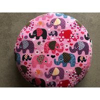 Sitzkissen Kinder Bunte Elefanten von LoveniDesign