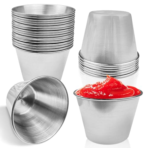 Lovesmile 20 Stück Dip Schälchen Edelstahl, Kleine Schälchen, Sojasauce Schälchen, Dip Schälchen, Kleine Edelstahl Schüssel Geeignet zum Servieren Salatdressings Ketchup Gewürzen Snacks (75ml) Lovesmile 20 Stück Dip Schälchen Edelstahl, Kleine Schälchen, Sojasauce Schälchen, Dip Schälchen, Kleine Edelstahl Schüssel Geeignet zum Servieren Salatdressings Ketchup Gewürzen Snacks (75ml) von Lovesmile