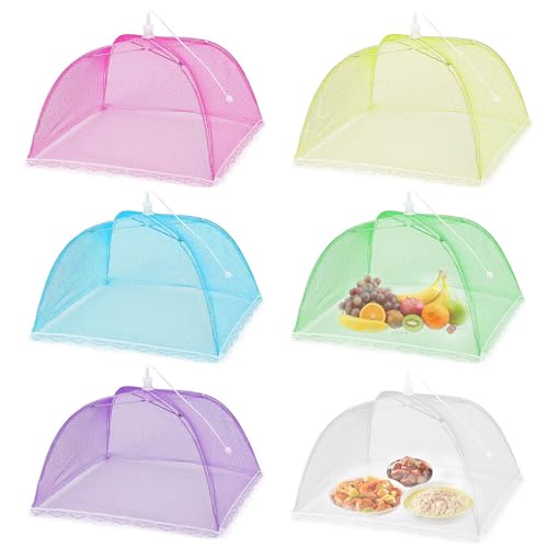 Abdeckhaube Lebensmittel, 6 Stücke Obstabdeckung Fruchtfliegen, Fliegenschutz Essen, Obst Fliegenschutz, Obstabdeckung Fruchtfliegen, Abdeckhaube für Essen Geeignet für Essen Obst Grillen von Lovesmile