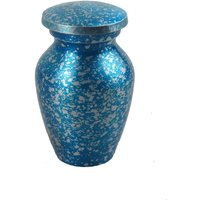 Miniatur Metallic Blau Und Silber Sterne Andenken Urne Für Eschen Cremains von LovetoTreasure