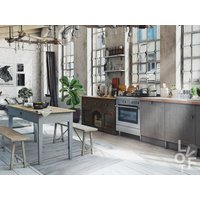 Gemütlicher Boho Boden Linoleum Teppich, Weiß Vinyl Bodenmatte, Bronze Küchen Matte, Wohnzimmer Komfort Matte von LovftWave