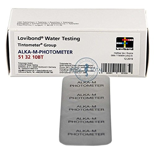 Lovibond Alka-M Photometer 250 Tabletten (25 Streifen) by Pool Total | Markenqualität Tintometer von Lovibond