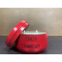 Crazy Cranberry Sojawachs Kerze | Holiday Ungiftige Sojakerze Duftkerze| Winter Themenkerze Blechkerze Crazy Cranberry Sojawachs Kerze | Holiday Ungiftige Sojakerze Duftkerze| Winter Themenkerze Blechkerze von LovingArtsCo