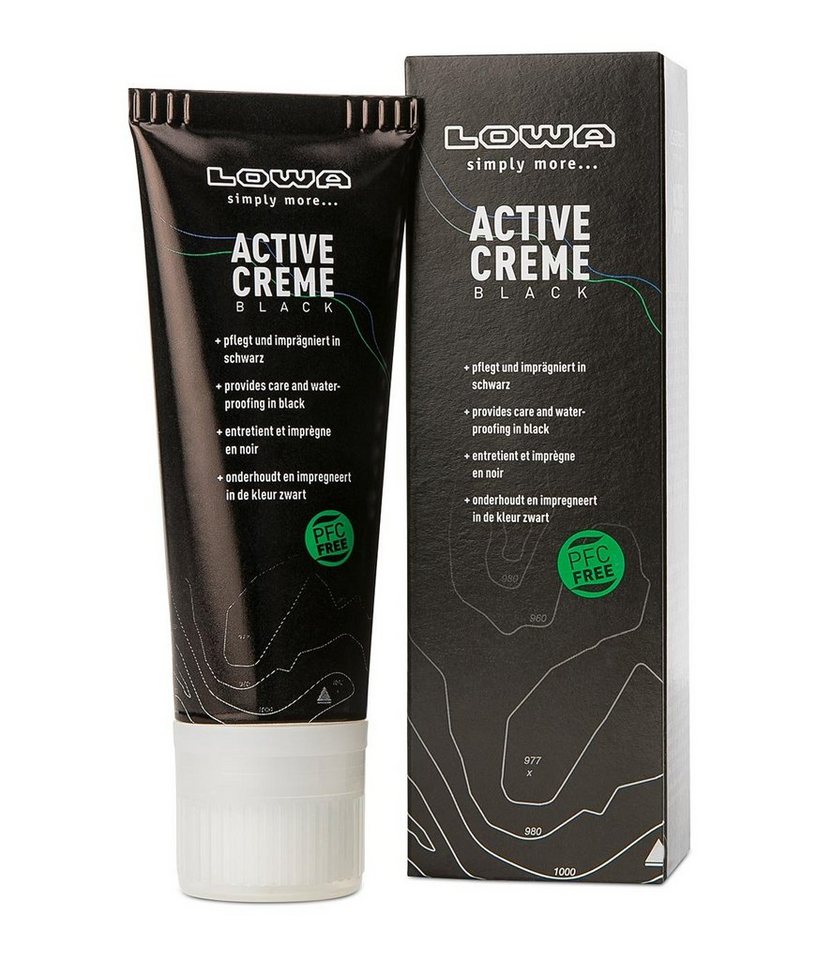 Lowa LOWA Wachspflege Active Creme 75ml SCHWARZ Schuhcreme von Lowa