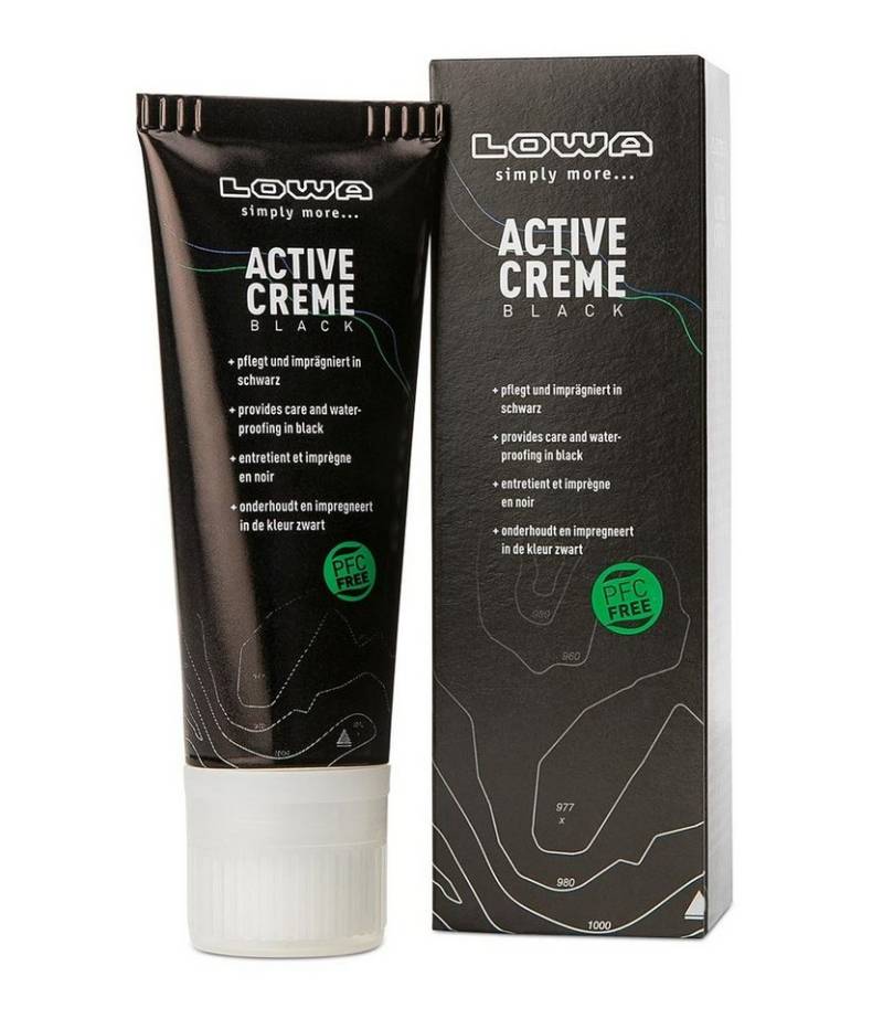 Lowa LOWA Wachspflege Active Creme 75ml SCHWARZ Schuhcreme von Lowa