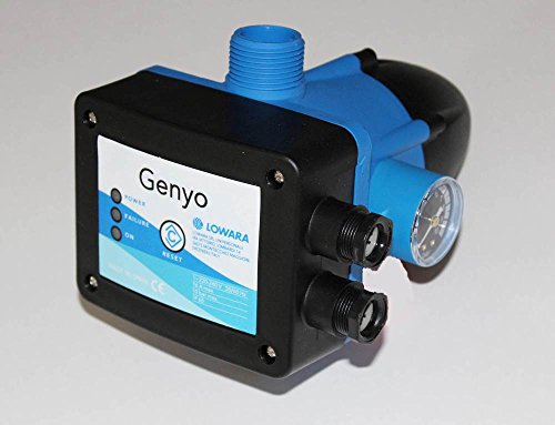 Presscontrol Druckschalter GENYO 16/R15 – 30 verkabelt Lowara für Hauswasserwerk auf Elektropumpe von Lowara