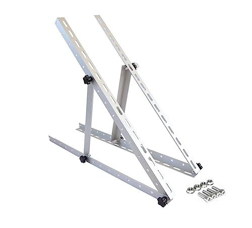 LOWENERGIE Solarpanel Montagehalterung, Rahmenhalterung, verstellbarer Winkel, für Schuppen, Wohnwagen, Boot oder als Bodenhalterung von Lowenergie