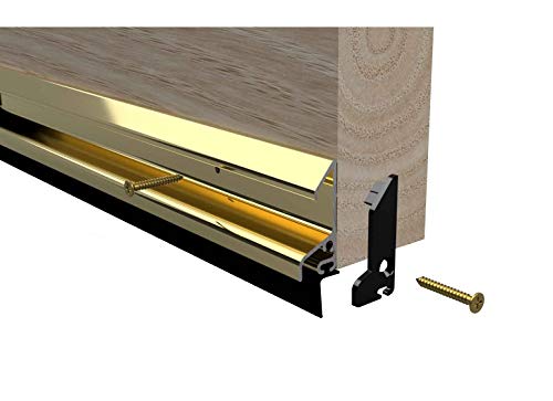 Stormguard XRD Tür-Regenabweiser Dichtung Wasserwetterstange Drip Board UPVC Holz 914 mm, gold von Lowenergie