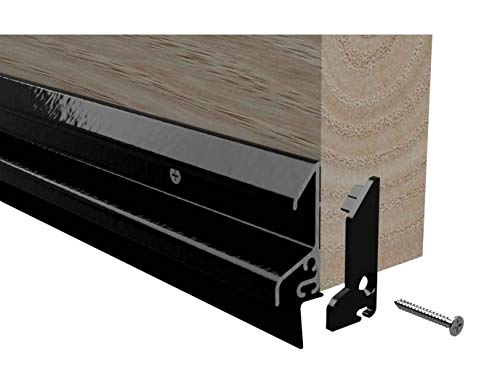 Stormguard XRD Tür-Regenabweiser Dichtung Wasser Wetter Bar Drip Board UPVC Holz 914 mm (schwarz) von Lowenergie