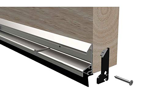 Stormguard XRD Tür-Regenabweiser Dichtung Wasserwetterstange Drip Board UPVC Holz 914 mm, silber von Lowenergie