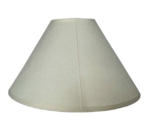 Coolie Lampenschirm aus Baumwolle, einfarbig, für Tischlampen oder Decke, zylinderförmig, mit Reduzierstück, 25 cm, Beige Coolie Lampenschirm aus Baumwolle, einfarbig, für Tischlampen oder Decke, zylinderförmig, mit Reduzierstück, 25 cm, Beige von Loxton Lighting