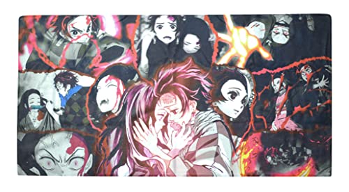 Loyebohu Anime Characters Kisatsutai Handtuch Tanjirou Handtuch Nezuko Handtuch (I) von Loyebohu