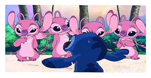Loyebohu Anime Characters Lilo Handtuch Stitch Handtuch (H) von Loyebohu