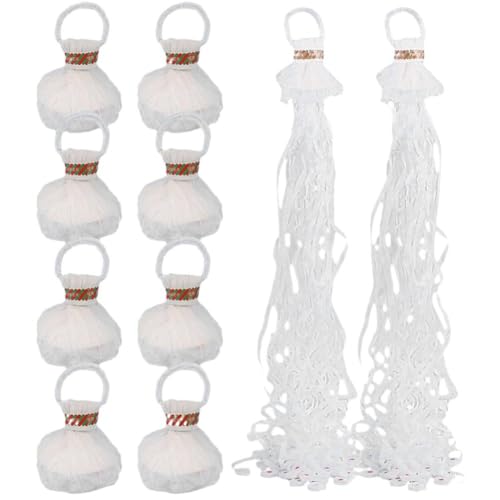 Lpitoy 10 Stück Luftschlangen-druckknöpfe, Handgeworfene Konfetti-druckknöpfe, Papierknallbonbons Für Geburtstage, Hochzeiten, Partys von Lpitoy