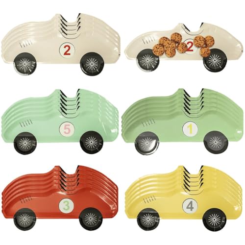 Lpitoy 25 Stück Auto-partyteller Für Babypartys, Geburtstagsparty-zubehör, Auto-förmige Papier-dessertteller Rennthema Für Kindergeburtstagsparty-Dekorationen Lpitoy 25 Stück Auto-partyteller Für Babypartys, Geburtstagsparty-zubehör, Auto-förmige Papier-dessertteller Rennthema Für Kindergeburtstagsparty-Dekorationen von Lpitoy