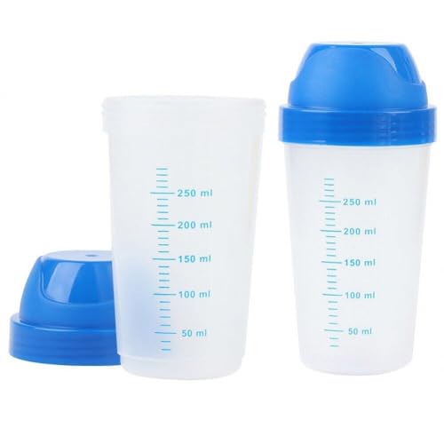 Lpitoy 2pc 300 Ml Transparente Shaker Flasche Milchshake Protein Pulver Mischflasche Shake Tasse Praktische Wasserflasche Getränkware Lpitoy 2pc 300 Ml Transparente Shaker Flasche Milchshake Protein Pulver Mischflasche Shake Tasse Praktische Wasserflasche Getränkware von Lpitoy